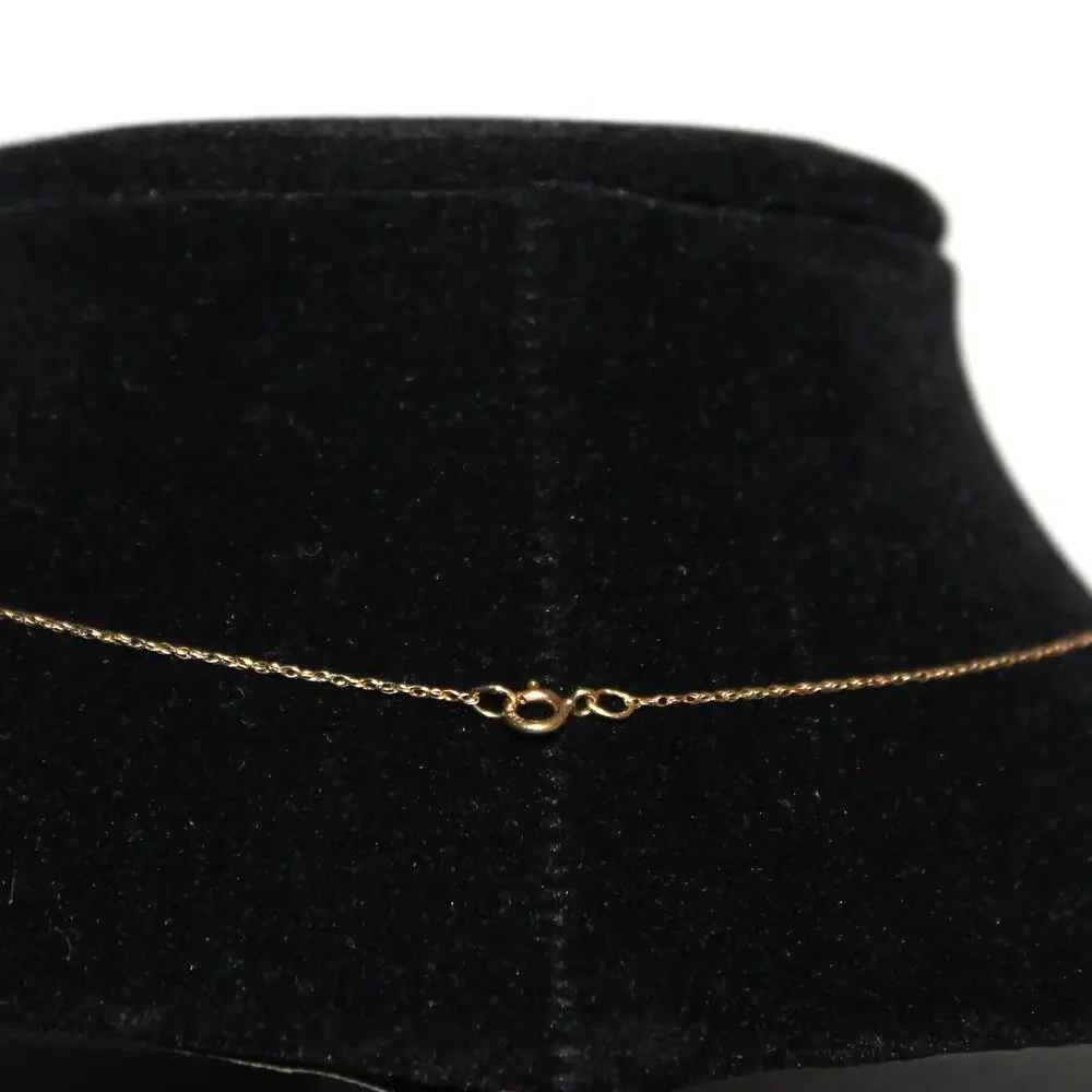 Dainty Solid 14K Gold Necklace with Blue Opal Star Charm - Picture 6 of 9